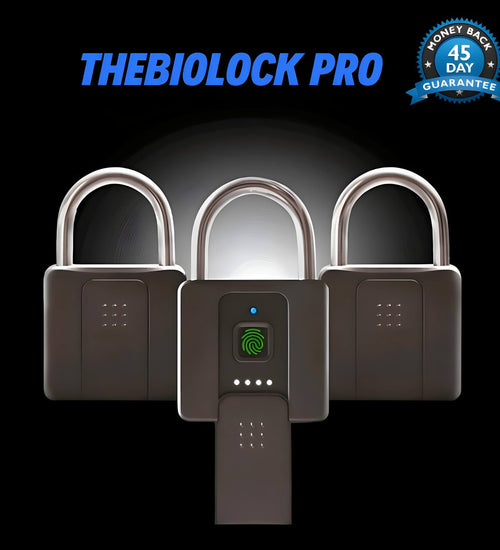 BiolockPro fingerprint padlock offers quick access, robust construction, long-lasting battery, and multiple unlocking options, providing ultimate security